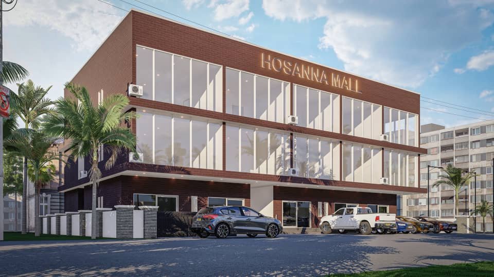 Hossana Shopping Mall street view, Sangotedo